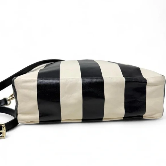 Clare V Mirabel Striped Handbag - Picture 5 of 6